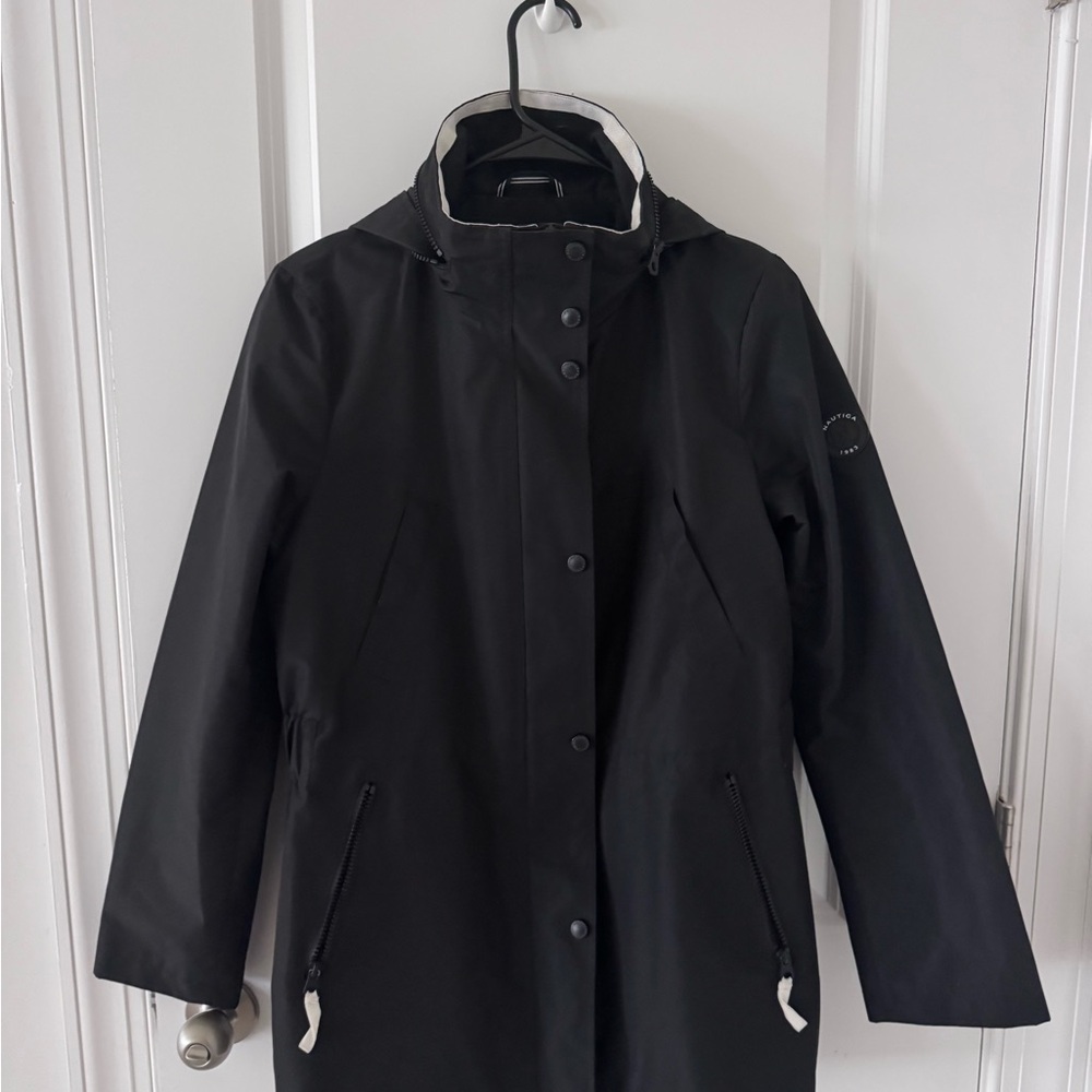Nautica Women's Hooded Water-Resistant jacket - size M